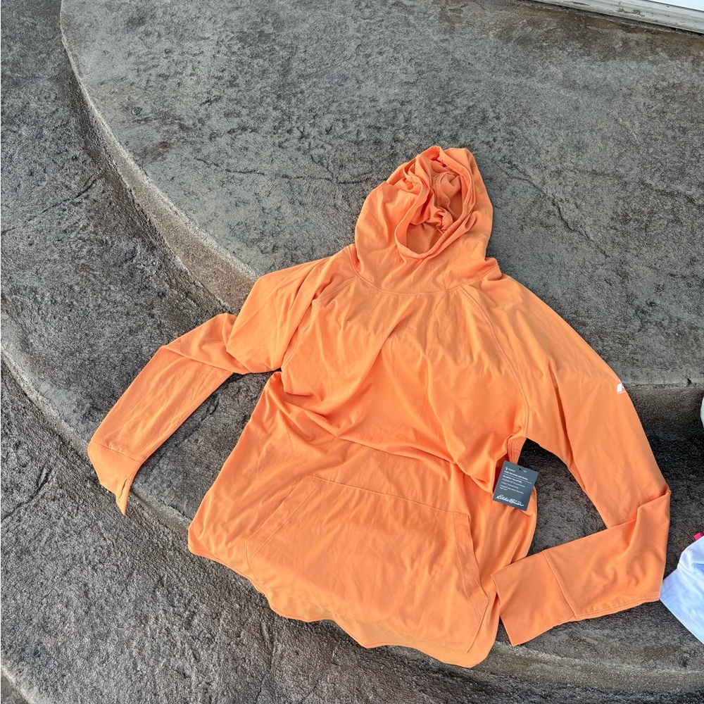 Eddie Bauer Orange Solarfoil Hoodie